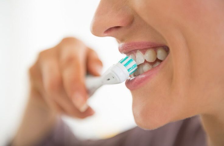 Wrong brushing pattern