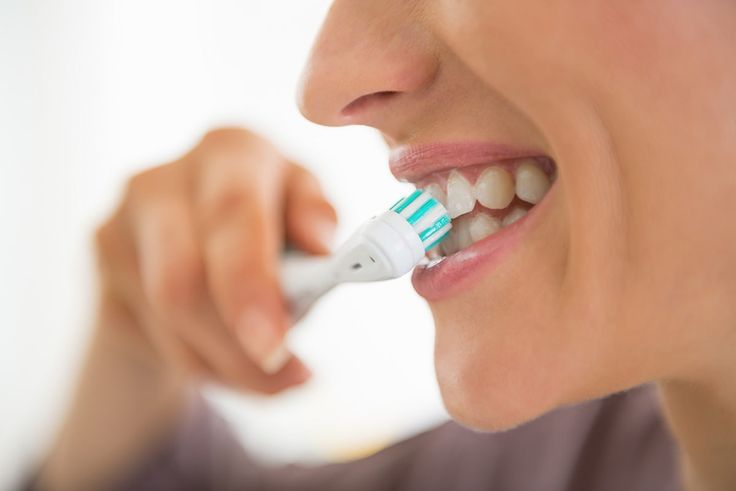 Wrong brushing pattern