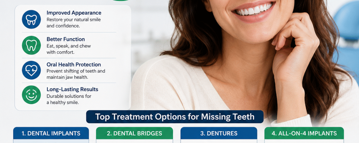 Best Treatment Options for Missing Teeth: A Complete Guide to Restoring Your Smile