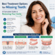 Best Treatment Options for Missing Teeth: A Complete Guide to Restoring Your Smile